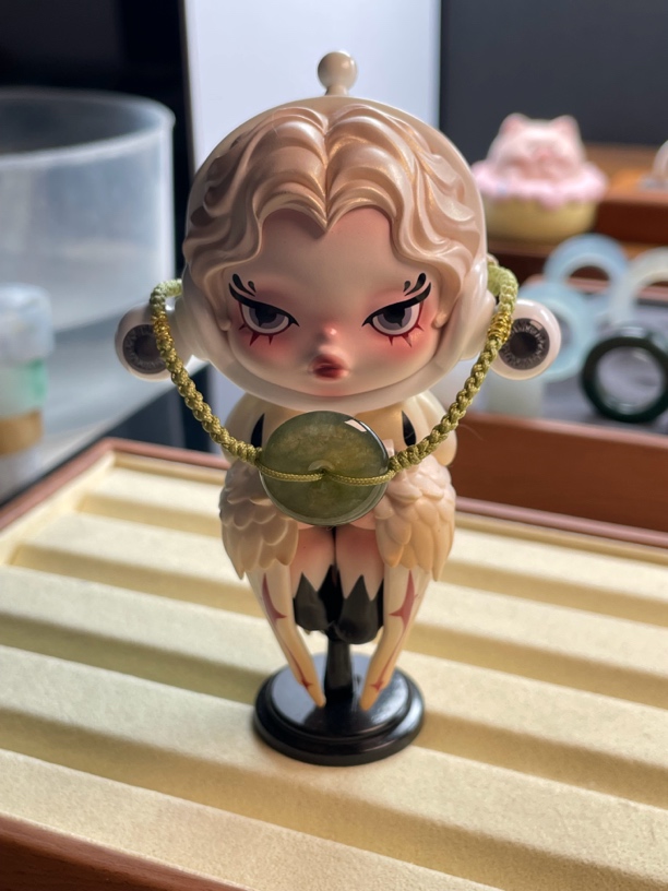 天然缅甸翡翠A货#茶色平安扣16*4.6