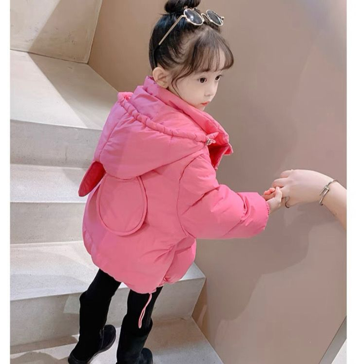 秋冬爆款女童棉服冬装2023韩版新款小女孩洋气加厚棉衣外套儿童