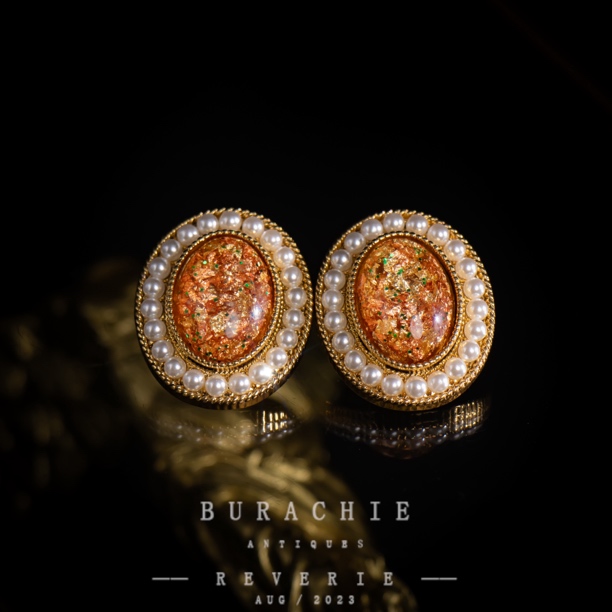 铜合金耳饰  【3609】周年珍藏英｜经典原标克拉款CrownFrett 