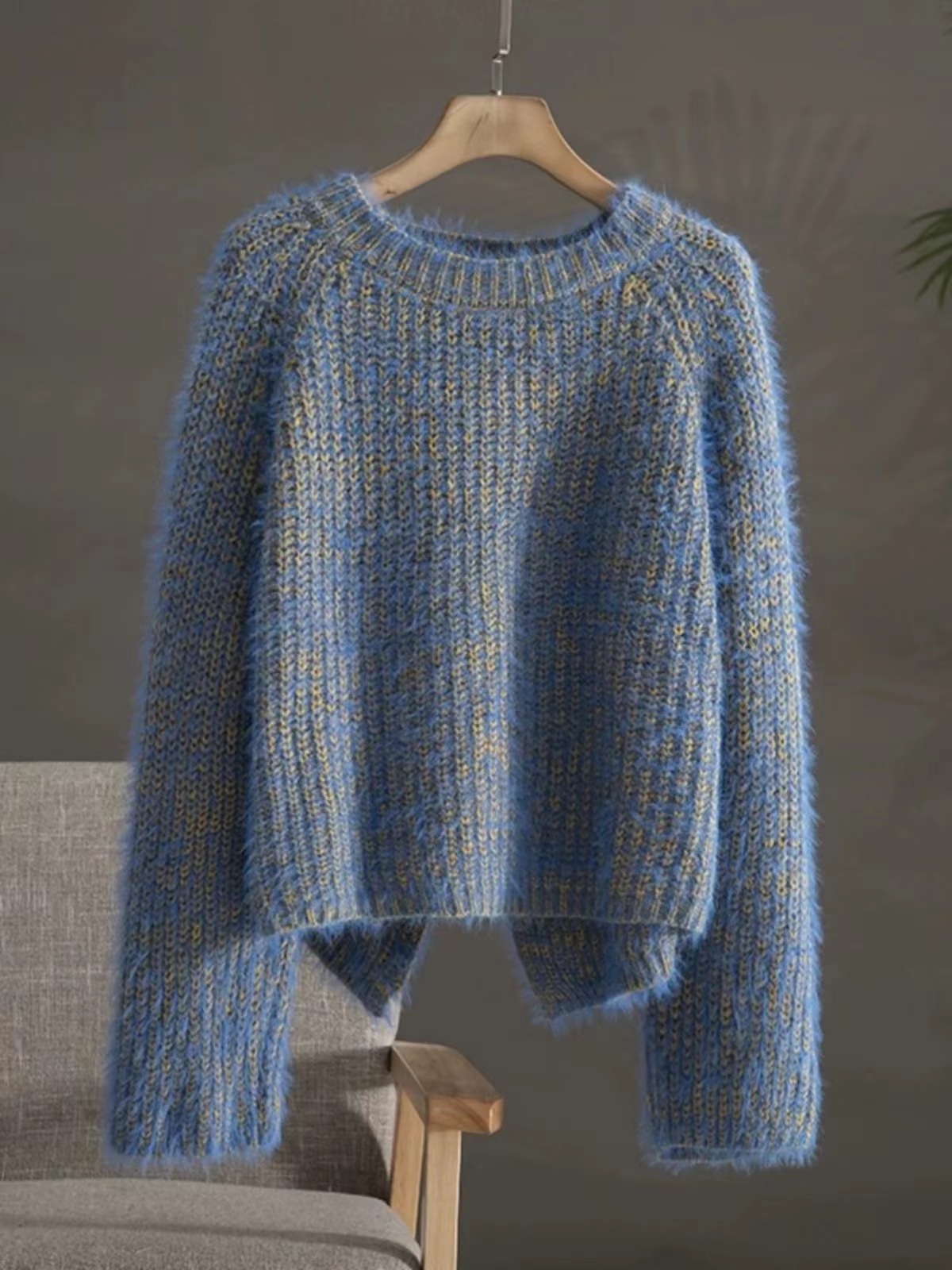 B051-100甜美辣妹春秋款毛衣针织开衫加厚时尚女装（直播间下单）