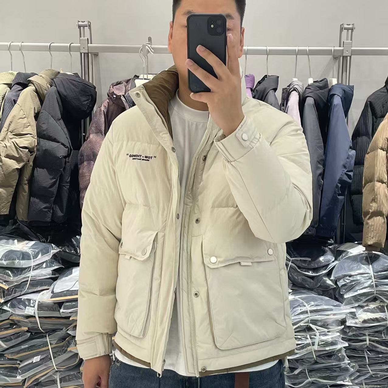 冬季羽绒服需要备注编码！