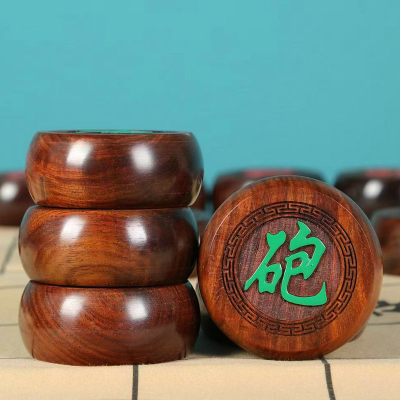 大红酸枝中国象棋阴面阳面实木休闲娱乐象棋精美收纳套装批发代发