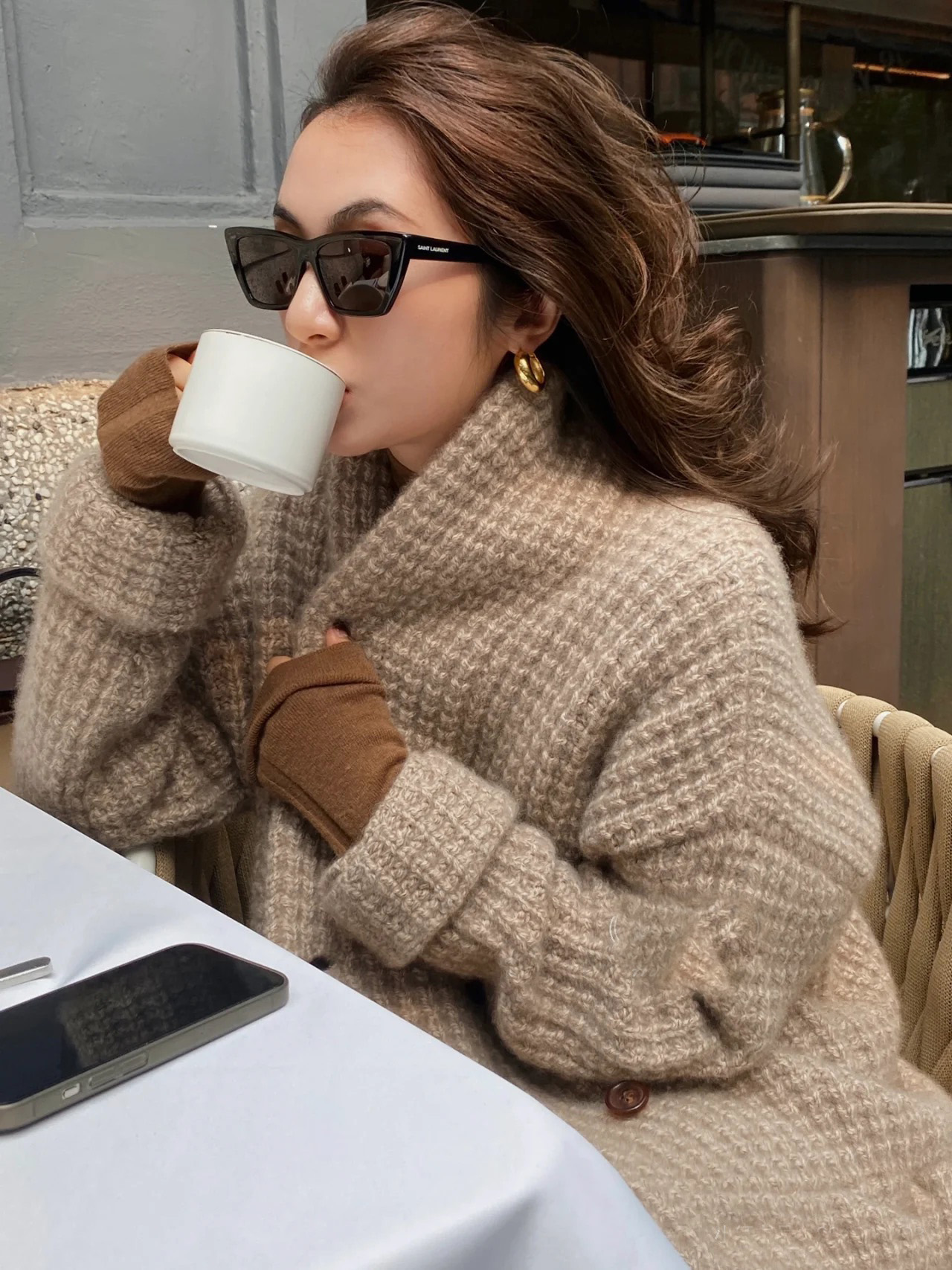 编号（300~399）长款毛衣开衫韩系秋冬百搭慵懒风~默认瑕NO退换