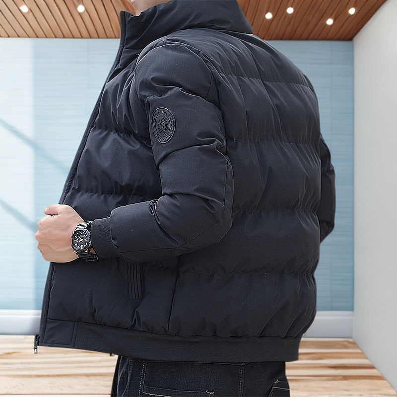 男士棉衣冬季新款立领耐磨棉服男装加厚休闲修身保暖短款上衣棉袄