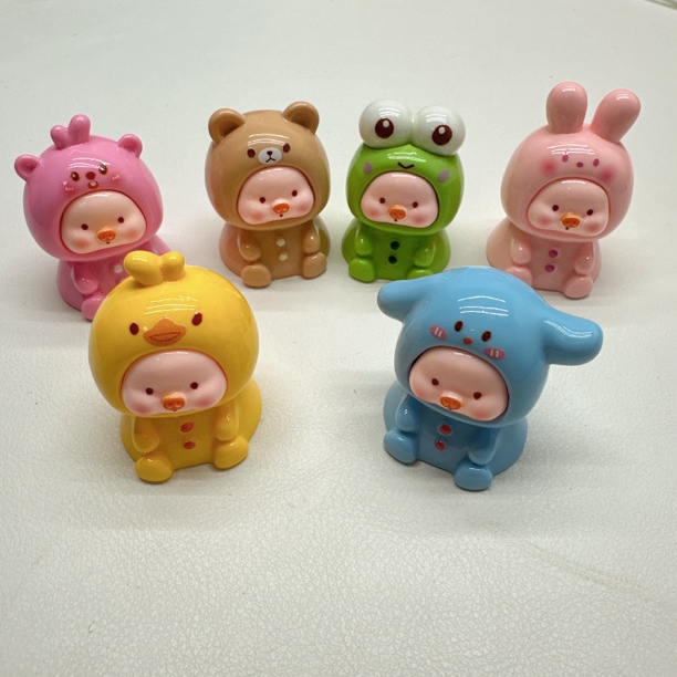 露比猪立体diy饰品摆件【夜光 实色】（许愿+对对碰）