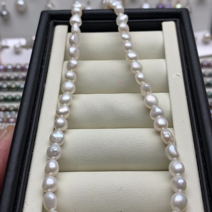 【闪购商品】淡水珍珠颈饰银S925镶嵌