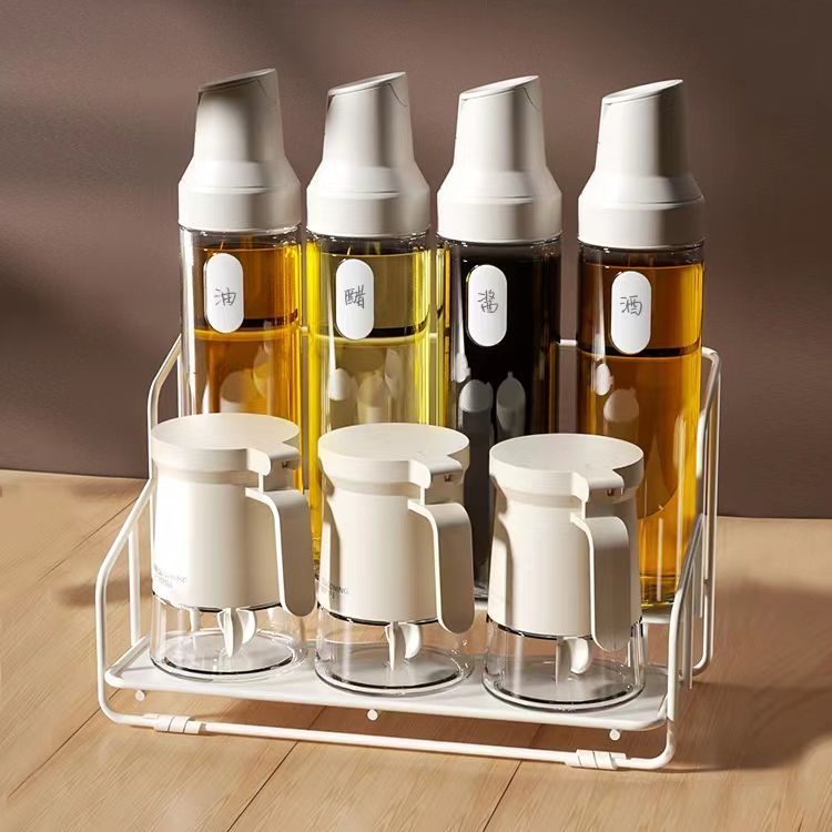调料组合套装高端酱油醋调味罐味精调料盒家用厨房盐调味罐收纳盒