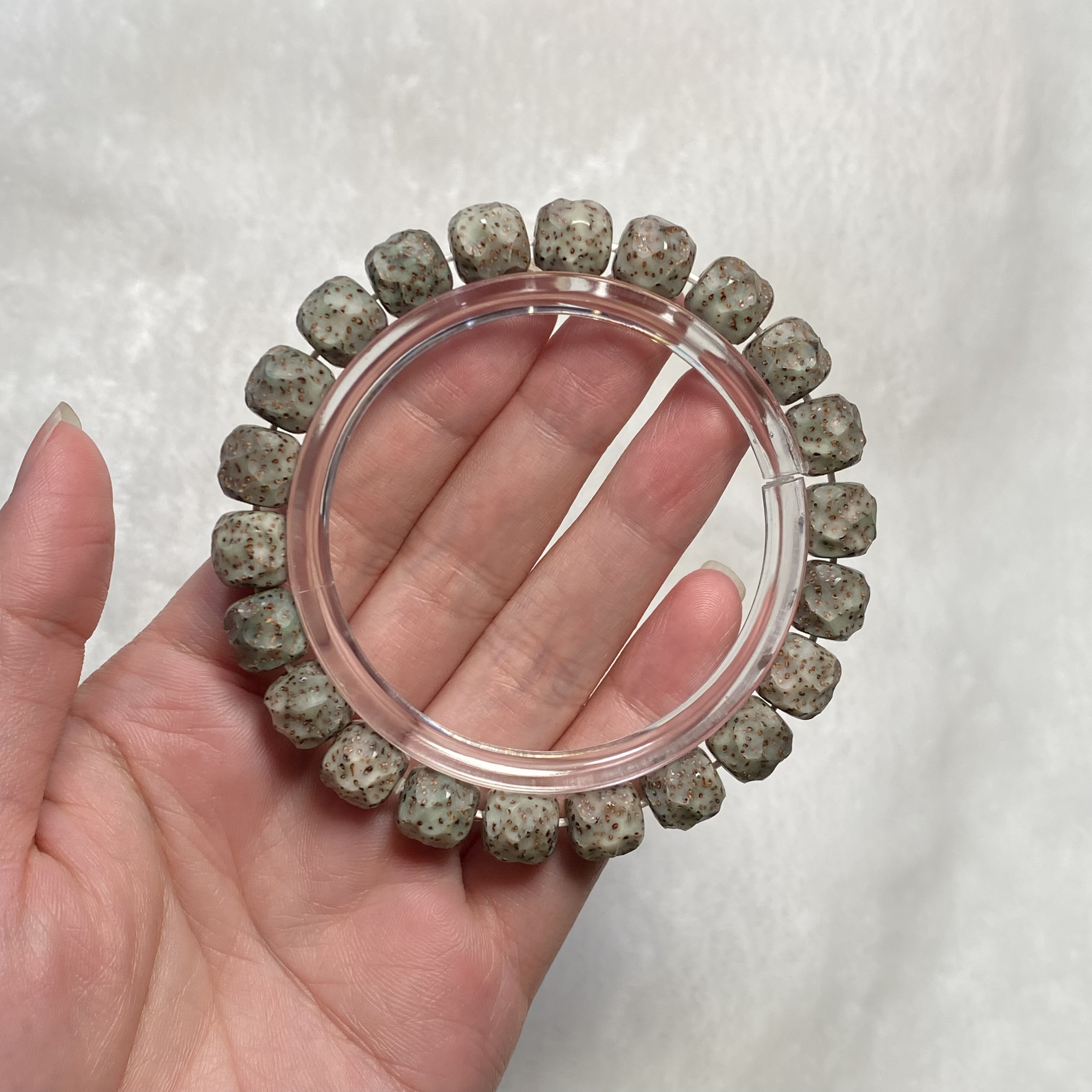 正宗海南原生态无相龙鳞手串9×8mm