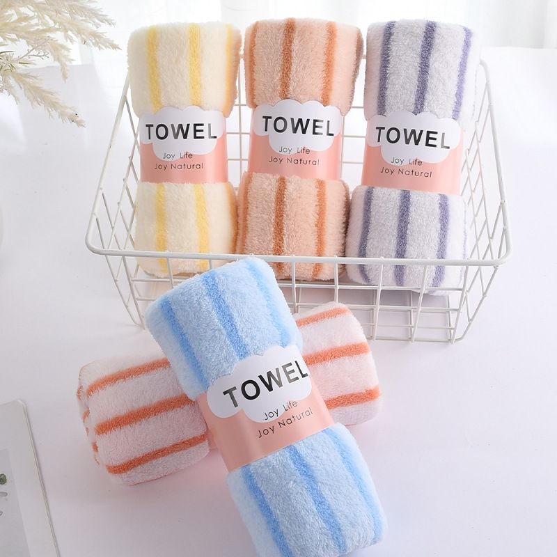 【5条装柔软】毛巾亲肤吸水不掉毛擦脸洗澡家用成人学生加厚速干