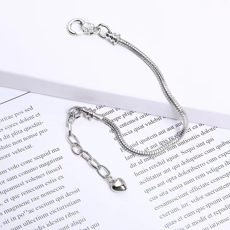 合金串珠蛇骨链单镯配件DIY手工串绳