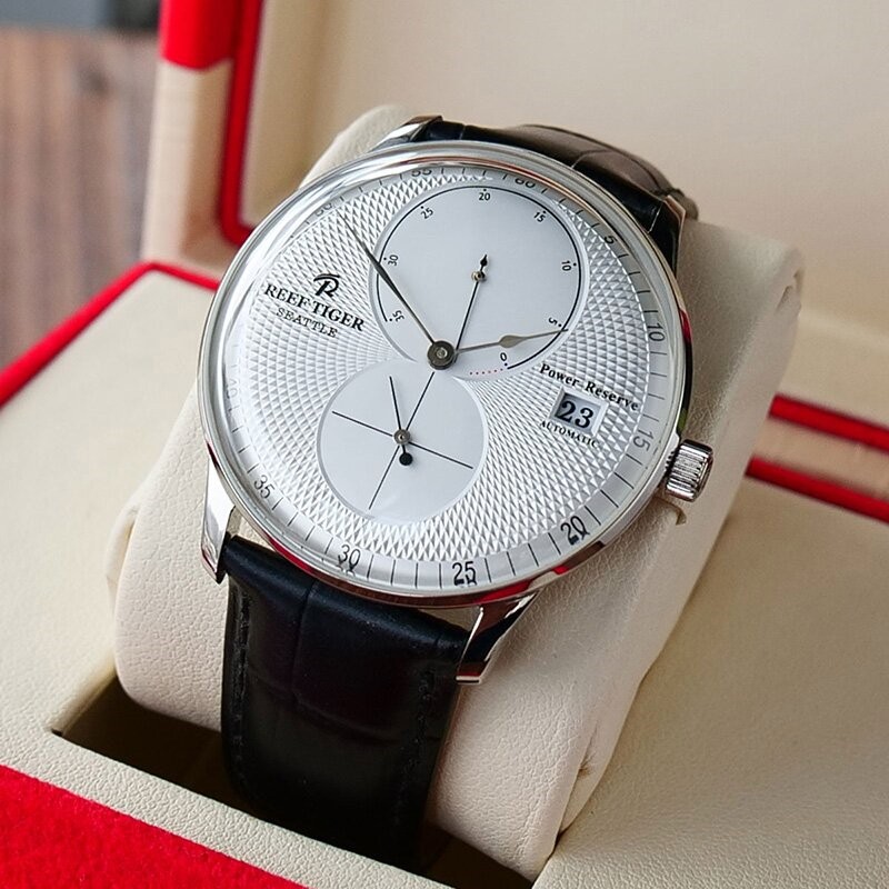 瑞夫泰格手表男士全自动防水机械腕表商务休闲防水简约正品名牌表