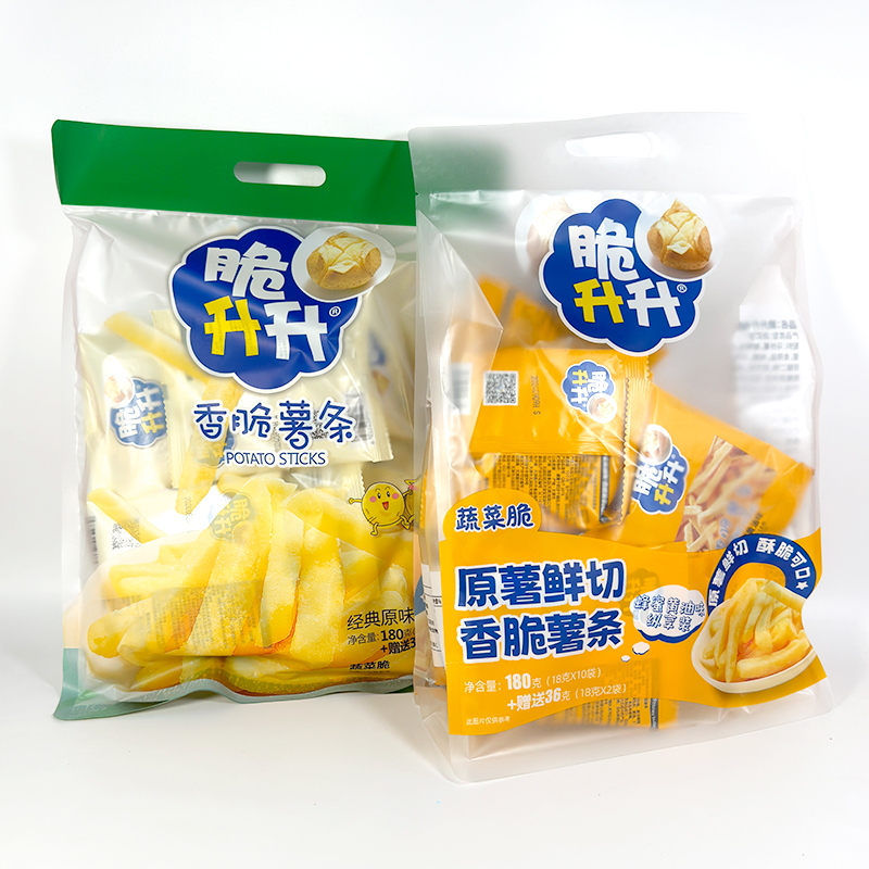 脆升升经典原味香脆薯条袋装鲜切薯片蔬菜脆蜂蜜黄油休闲零食礼包