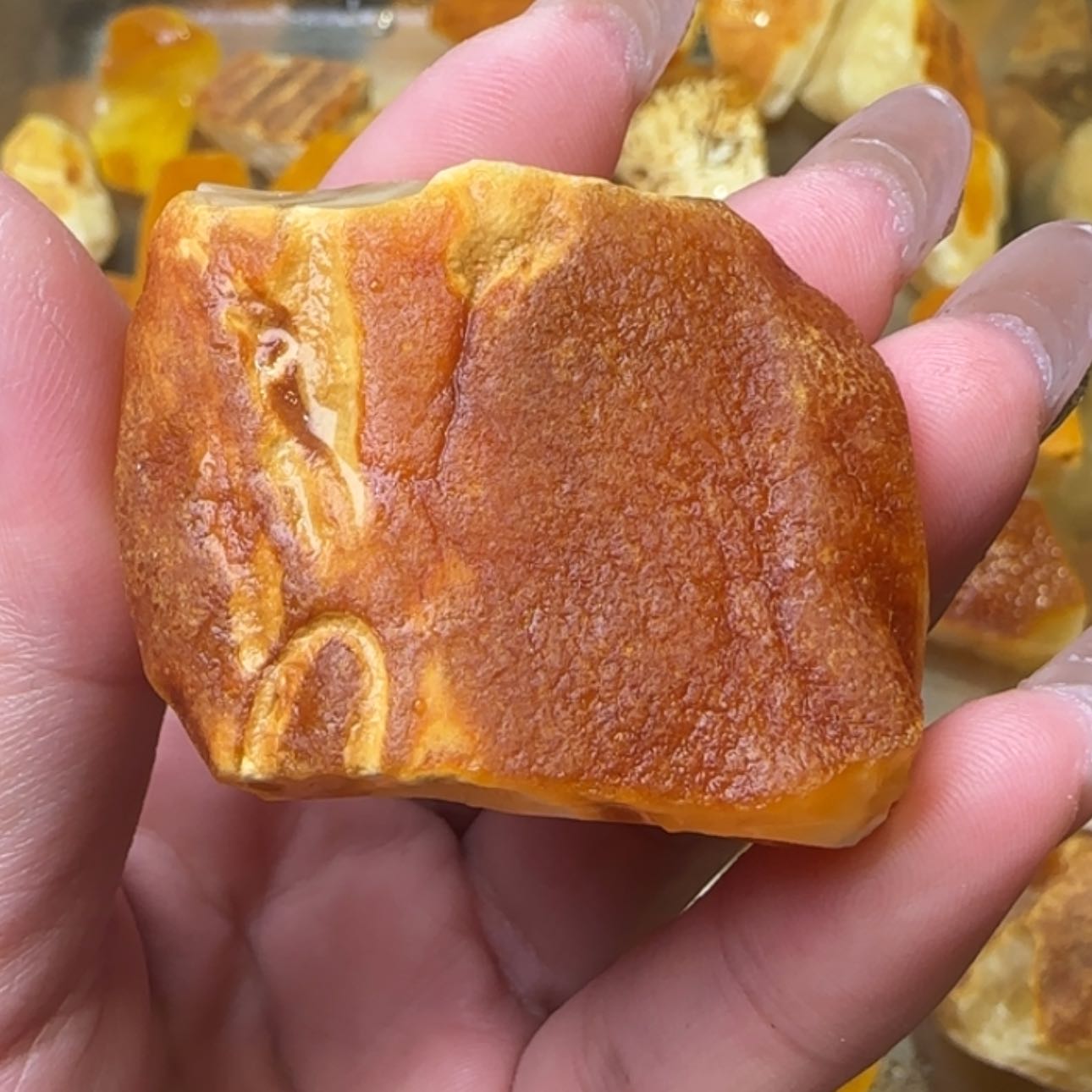 【闪购商品】定制琥珀未镶嵌毛**?