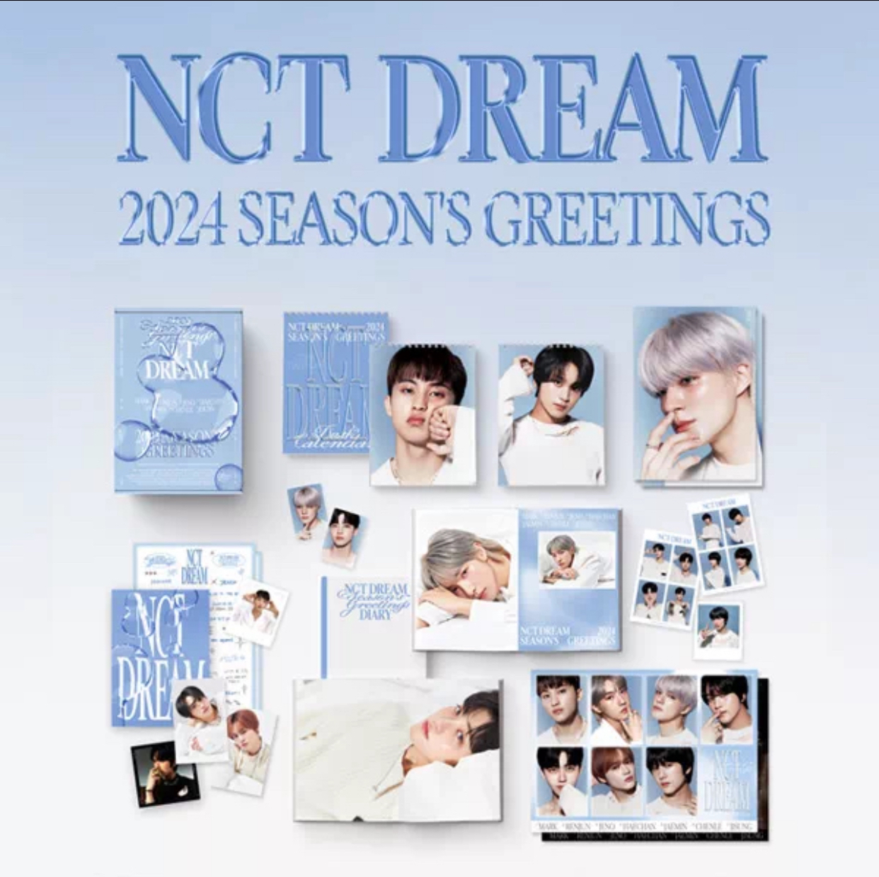 【抽抽乐国内现货】NCT DREAM 2024年 台历 特典卡台历卡周边抽抽乐