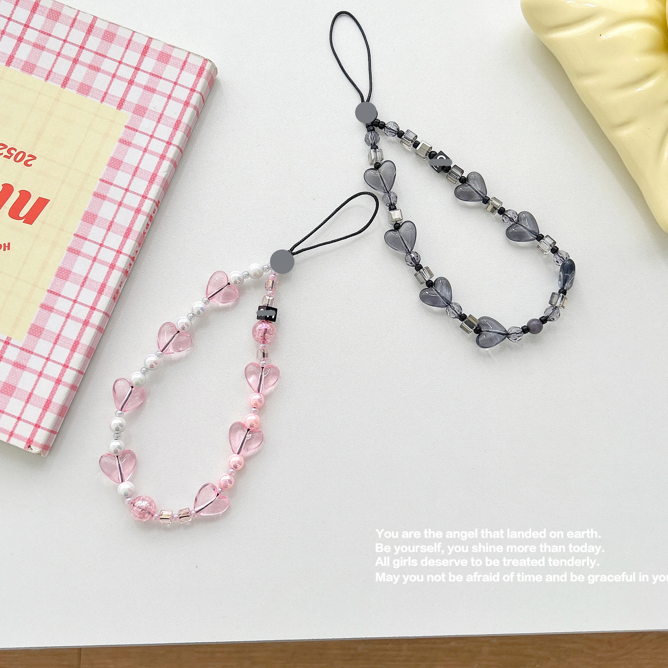 【手机链合集】手机链创意短款网红ins彩虹串珠手机挂饰挂件