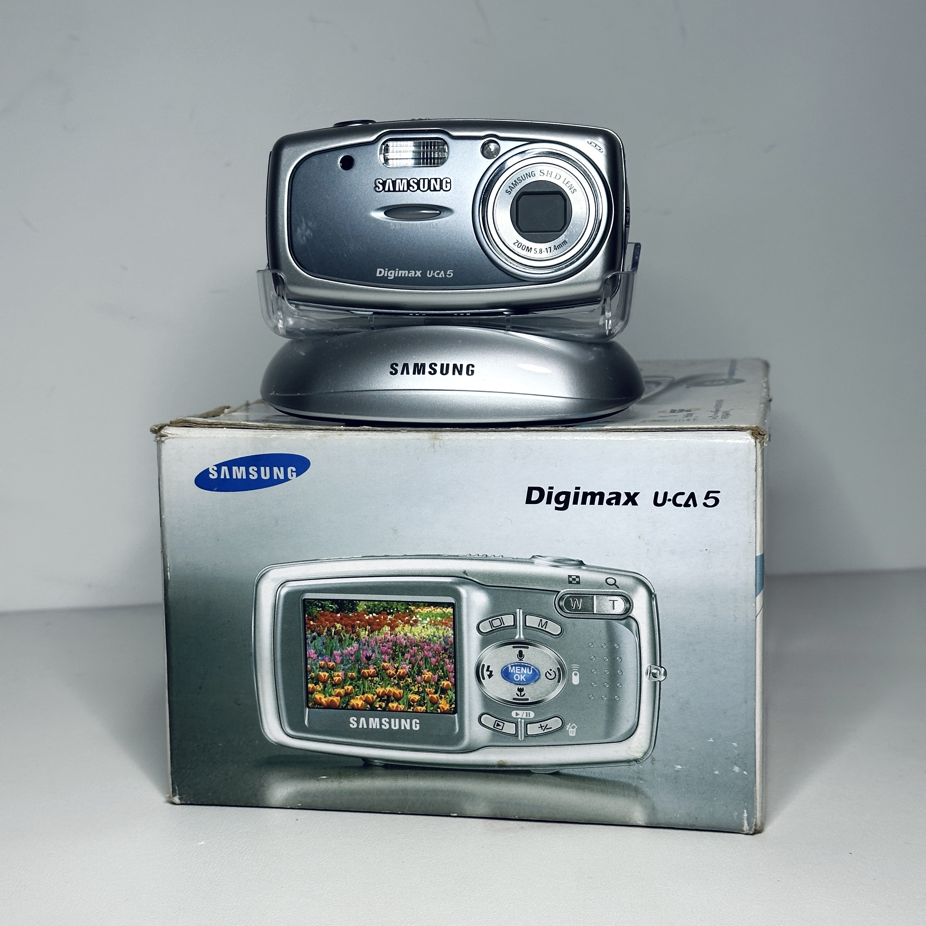 95新 Samsung/三星 uca5 原盒带原座充中文500w像素冷白质感
