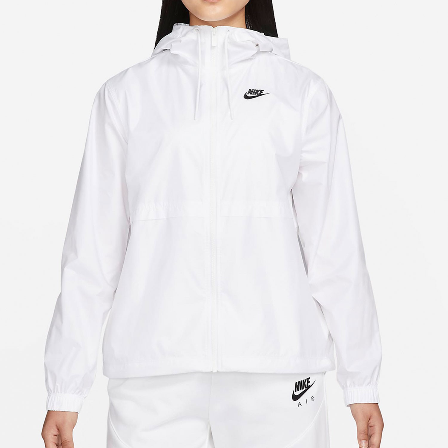 Nike/耐克正品女款休闲logo梭织连帽马拉松夹克外套DM6180-100