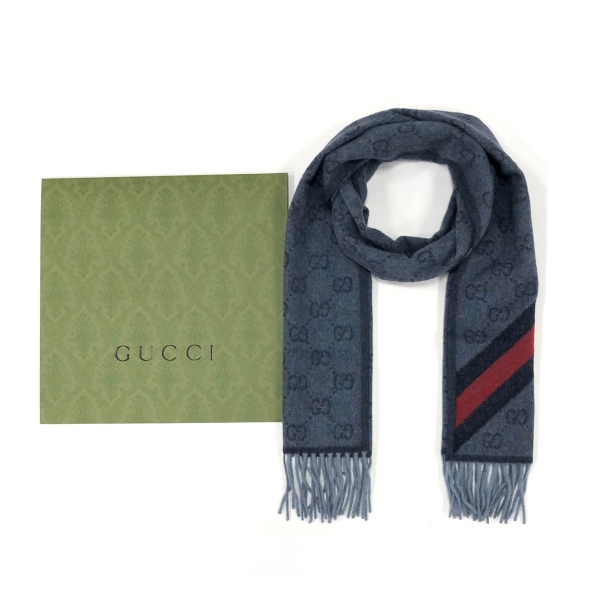 妃鱼/未使用/古驰/Gucci/围巾/市场价3800