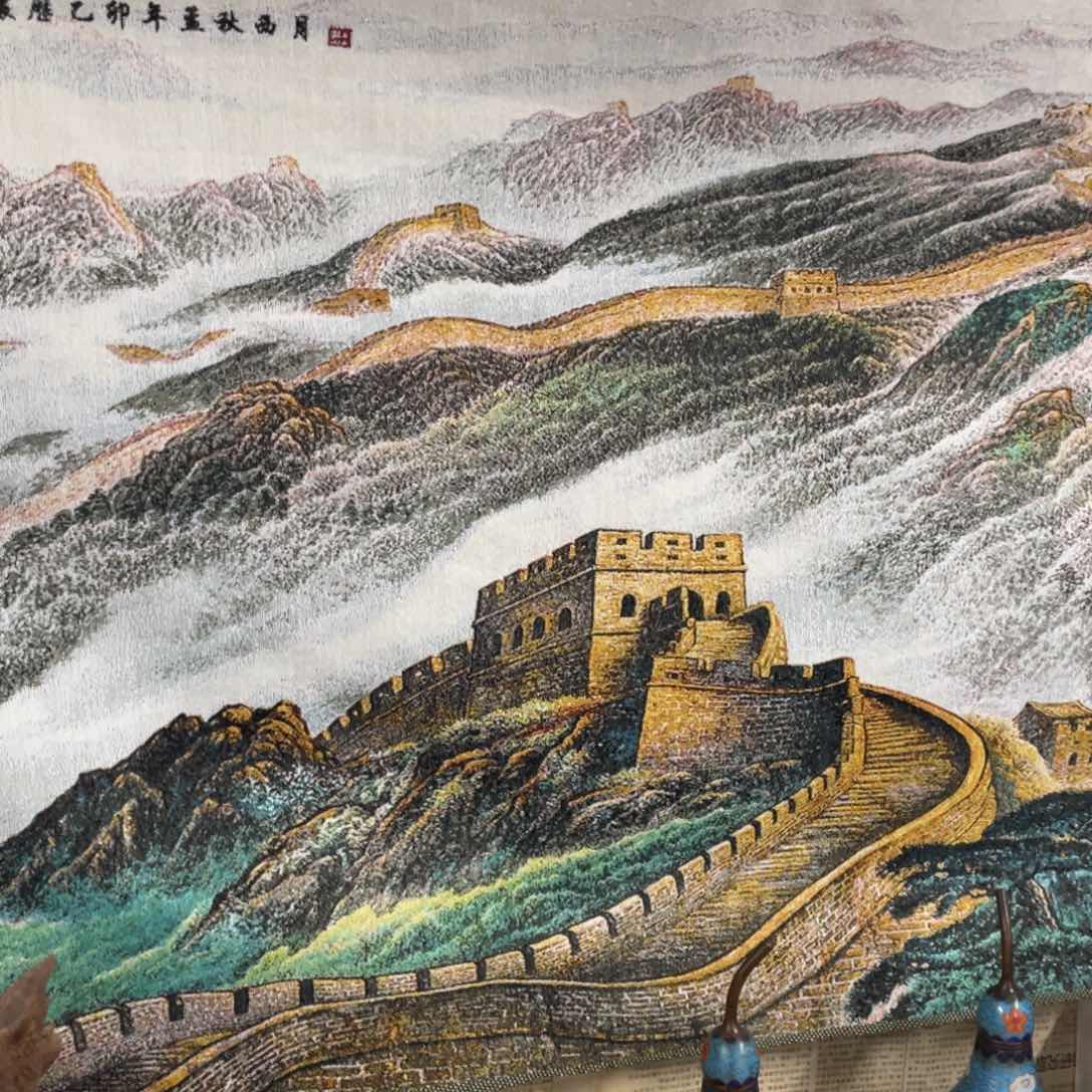 织绣摆件等各种各样不同风格