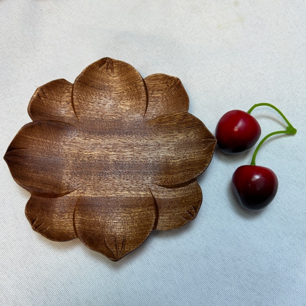 木质荷花杯垫壶承