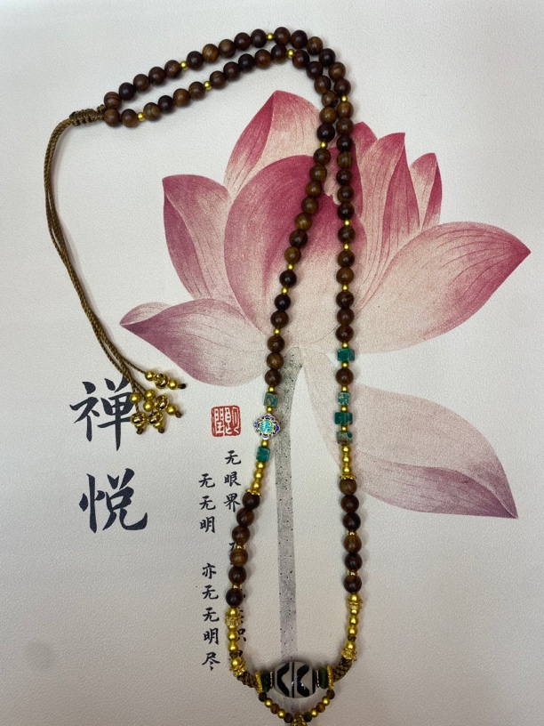 非金属木质吊坠 唐卡 手工 时尚潮流 配绳