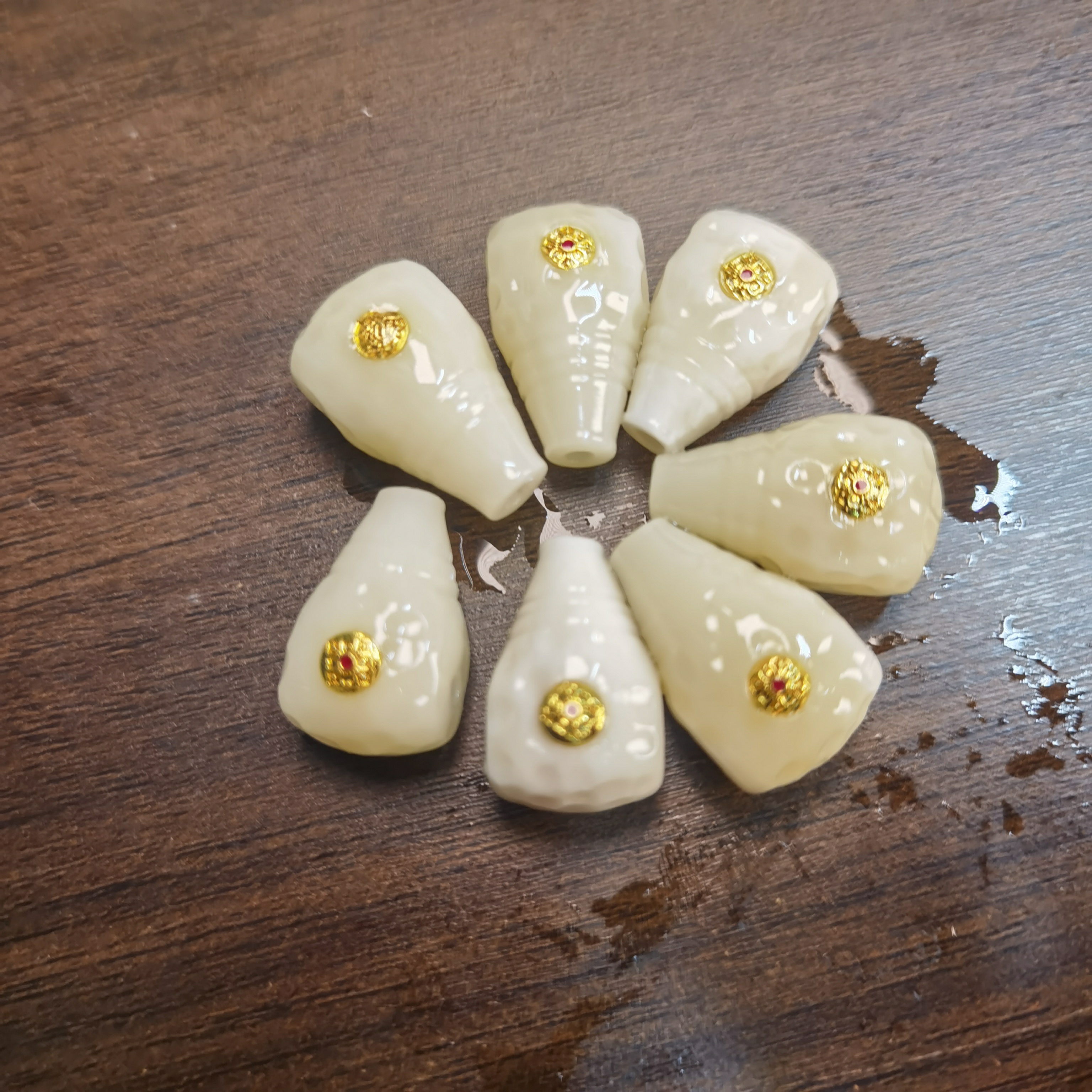 驼骨三通文玩陨石坑强迫症勿拍13加直径