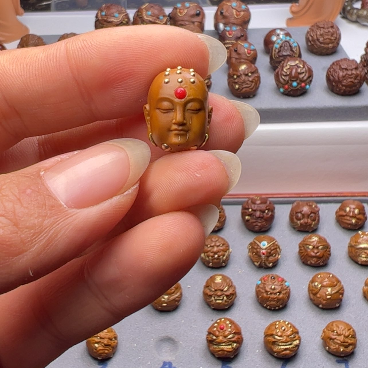 【闪购商品】紫金鼠吊坠静心佛