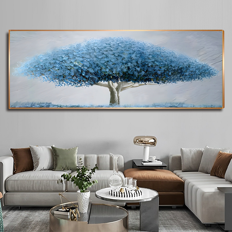 【客厅画】新款客厅装饰画轻奢简约大树挂画沙发背景客厅背景墙挂画
