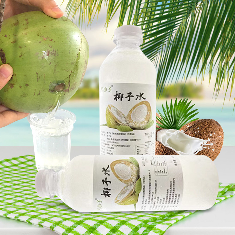 海南椰子水1000毫升椰青水新鲜椰子汁椰子鸡火锅套餐配料汤底煲汤