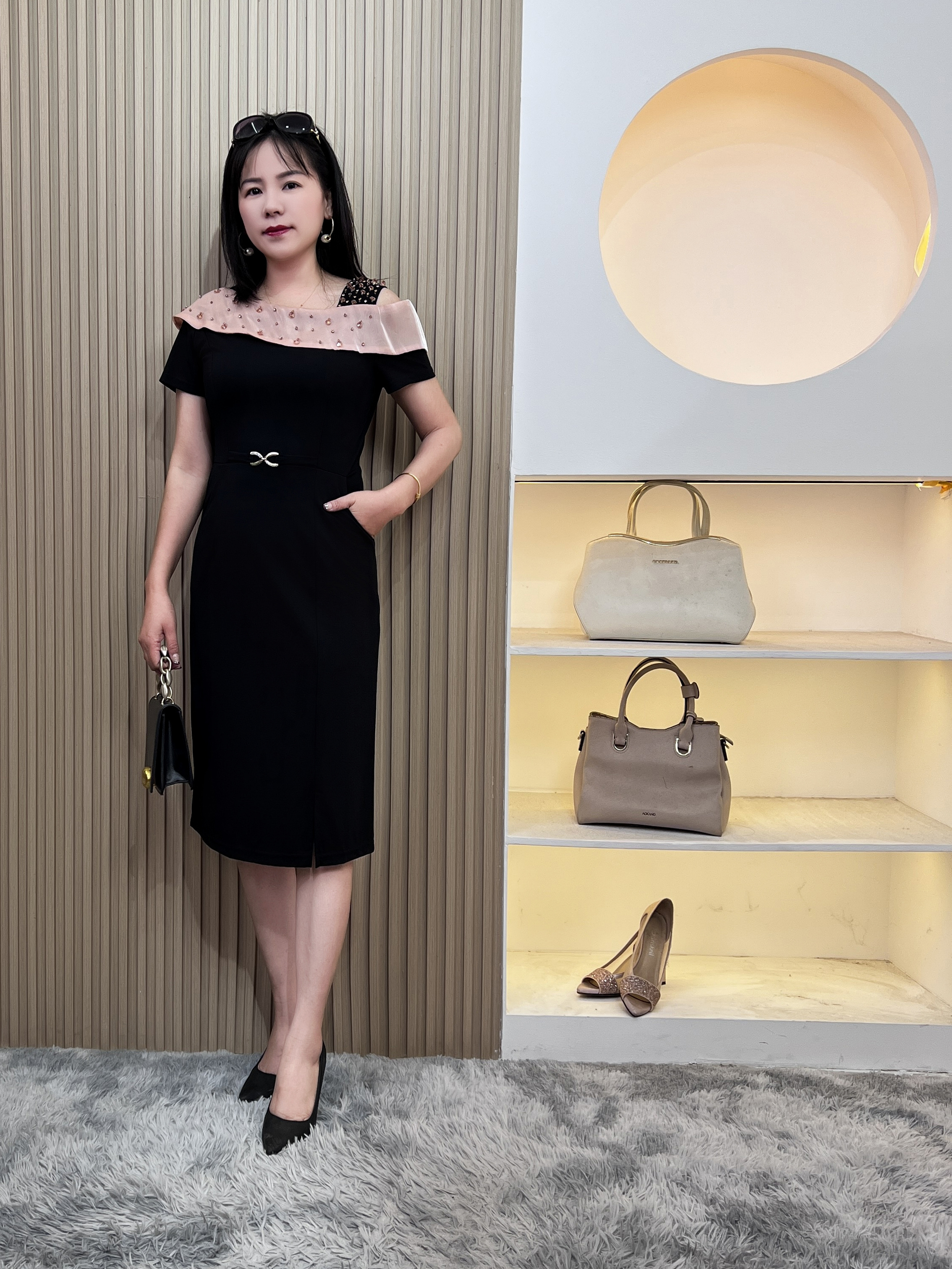 法式连衣裙2025夏季新款大码女装宴会酒席优雅遮肚显瘦气质中长裙