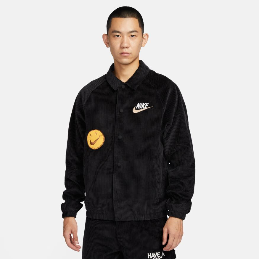 Nike/耐克男子潮流休闲夹克外套灯芯绒训练冬季舒适款FZ5737-010
