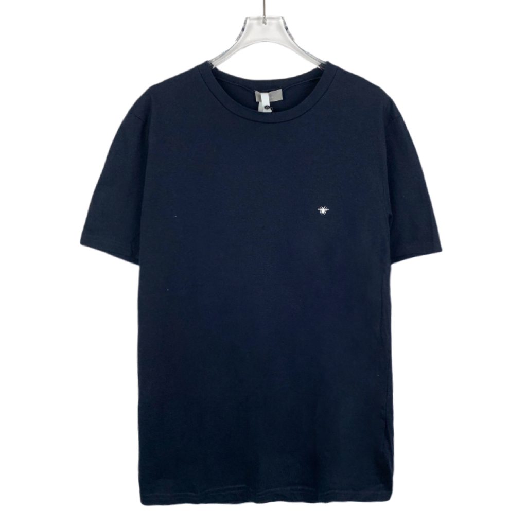 95新 DIOR/迪奥 000044 小蜜蜂刺绣圆领棉质短袖 S码 