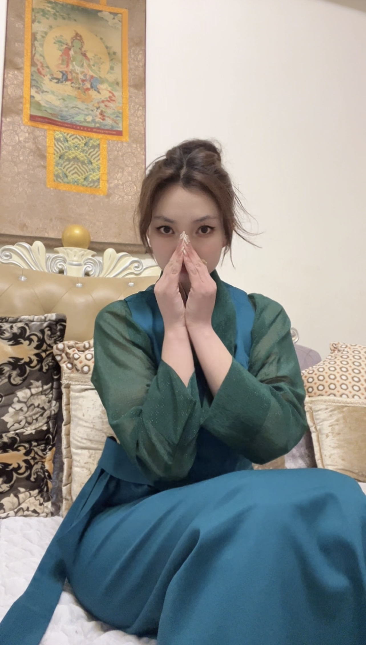 Zpf西式显瘦藏服