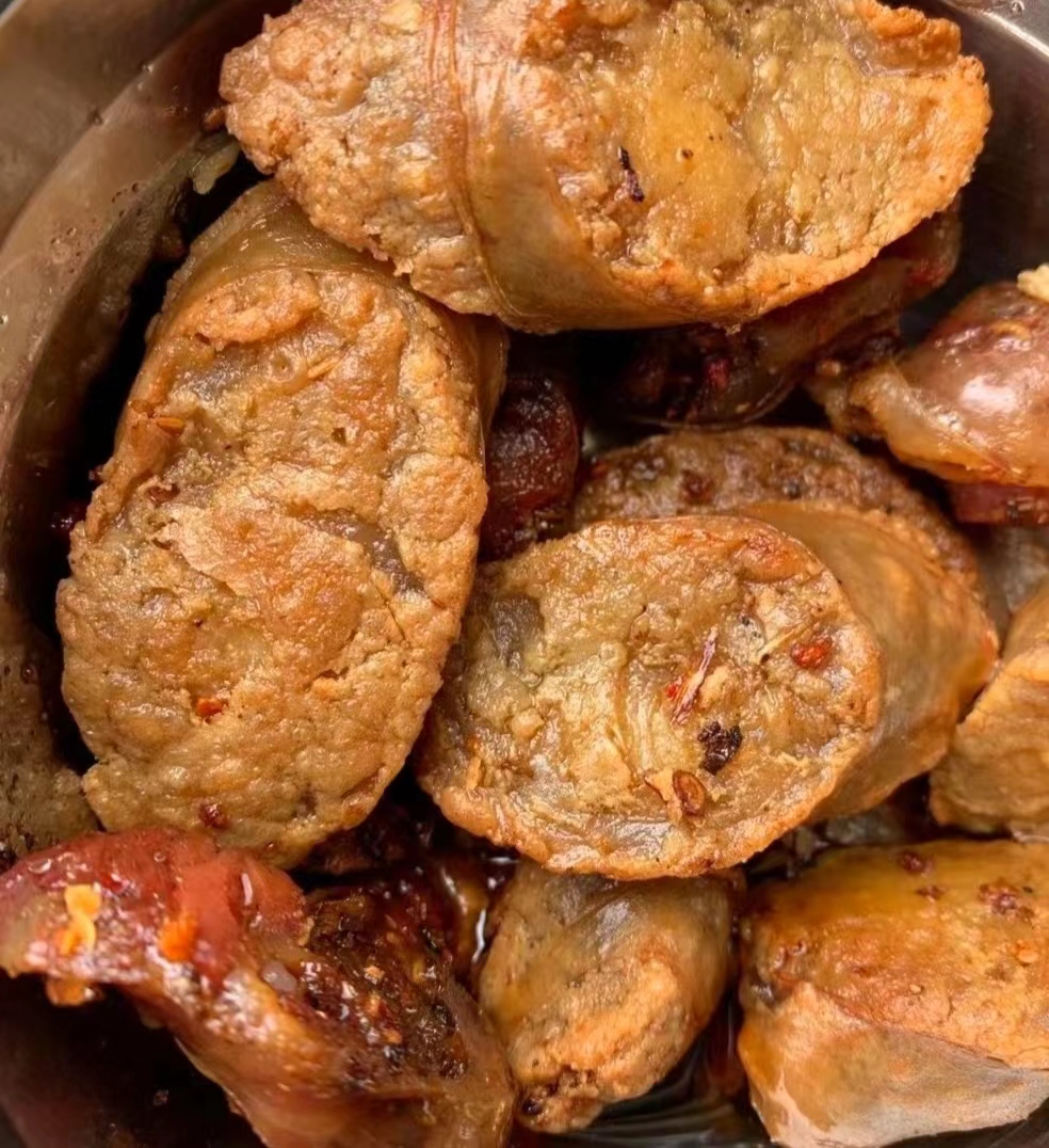 云南大理风味豆腐肠，蒸、油炸、炒菜、火锅、烧烤、回锅