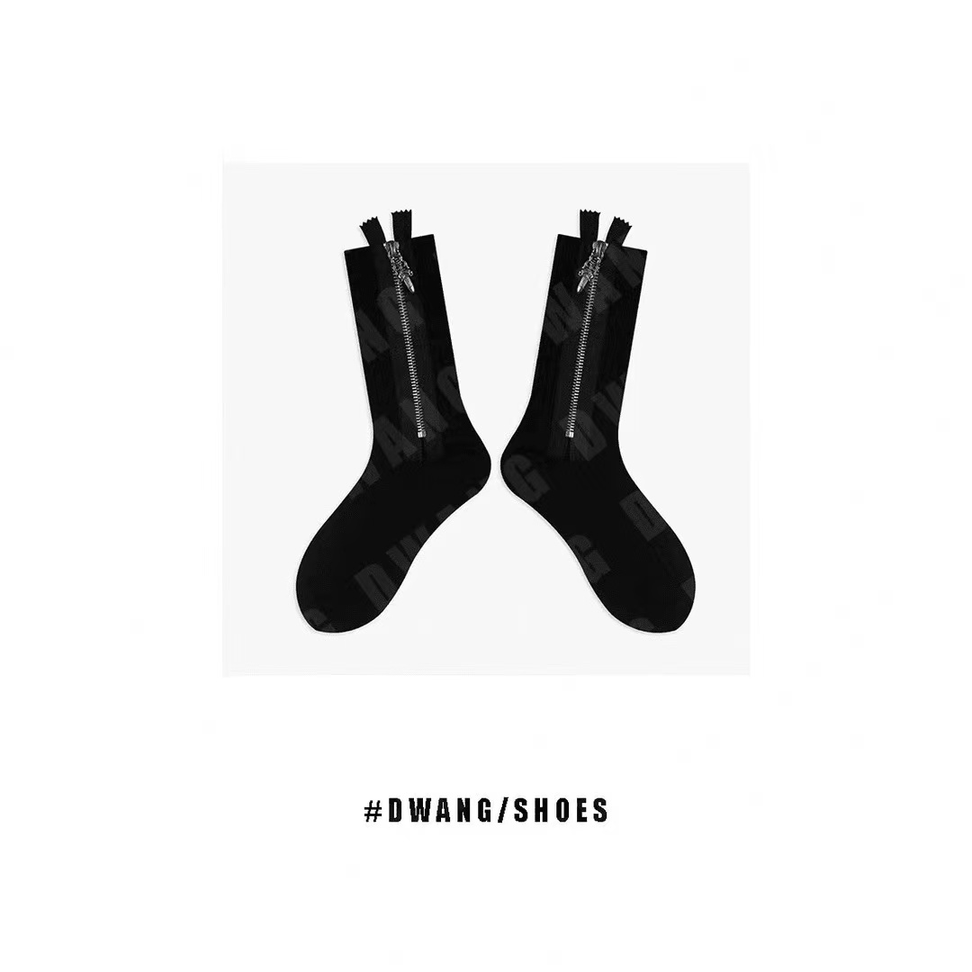 【DVWN 专属】小众设计师短袜百搭黑色潮流个性ins中筒街头长筒