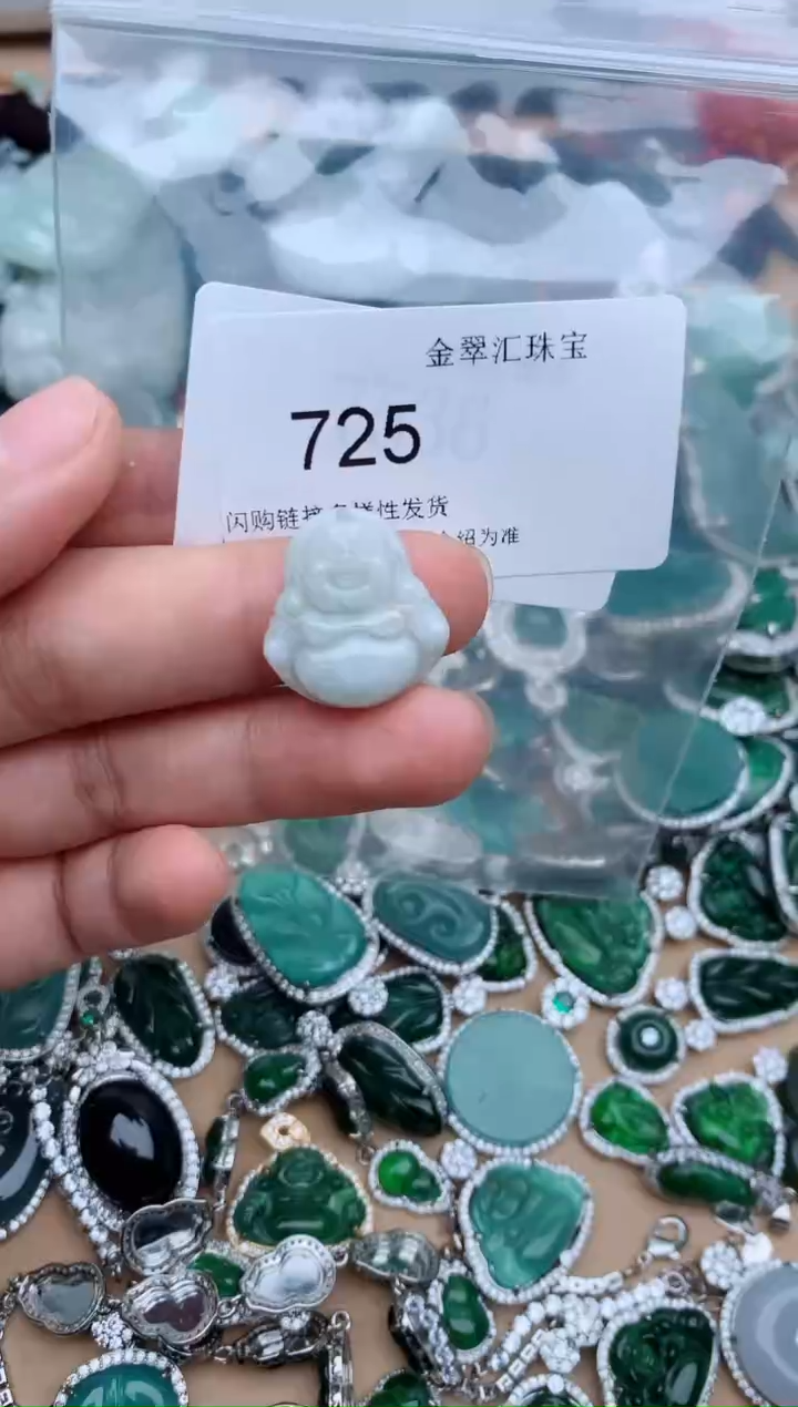 【闪购商品】翡翠颈饰未镶嵌725