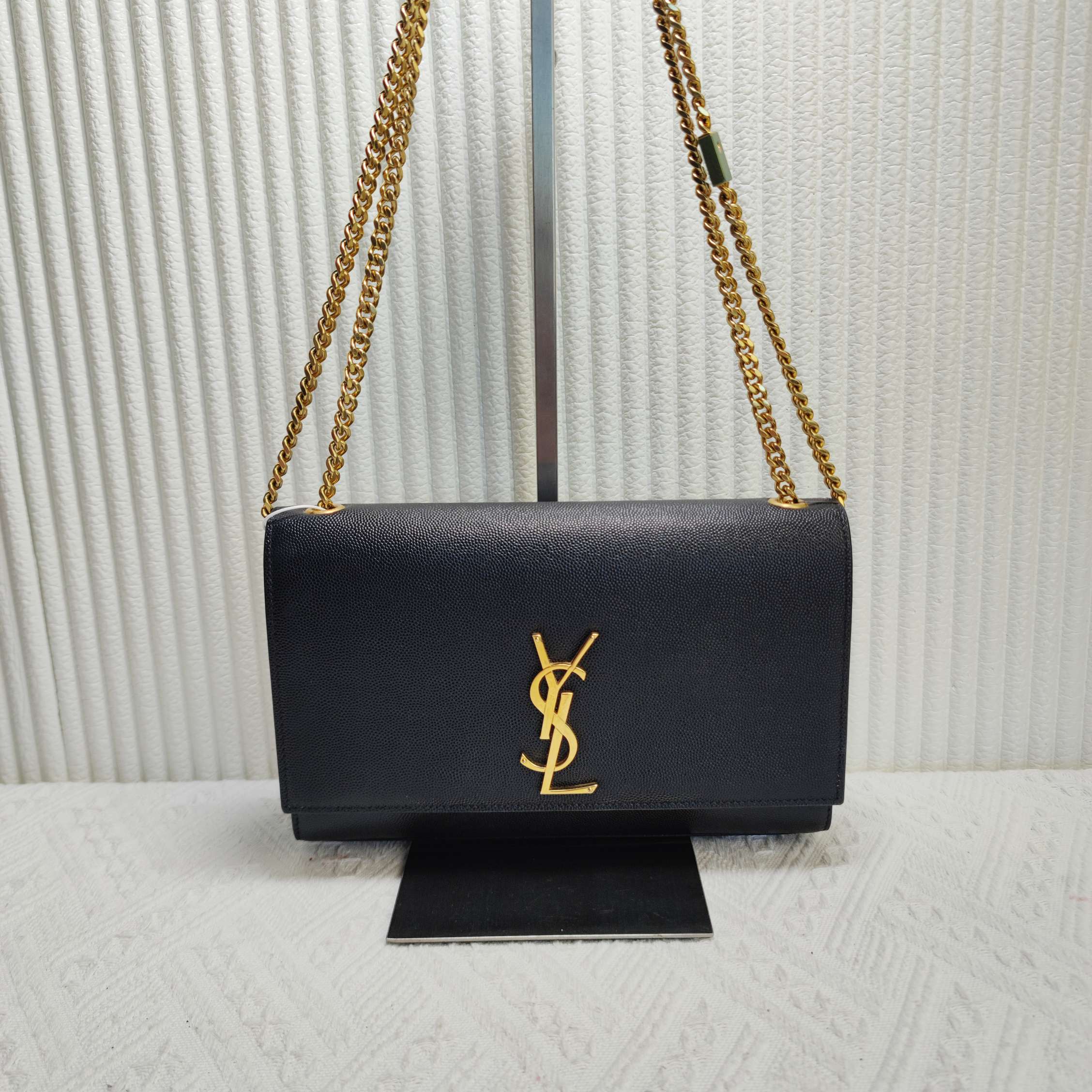 99新 YSL/圣罗兰 女士时尚百搭KATE中号流苏休闲单肩斜挎二奢包包
