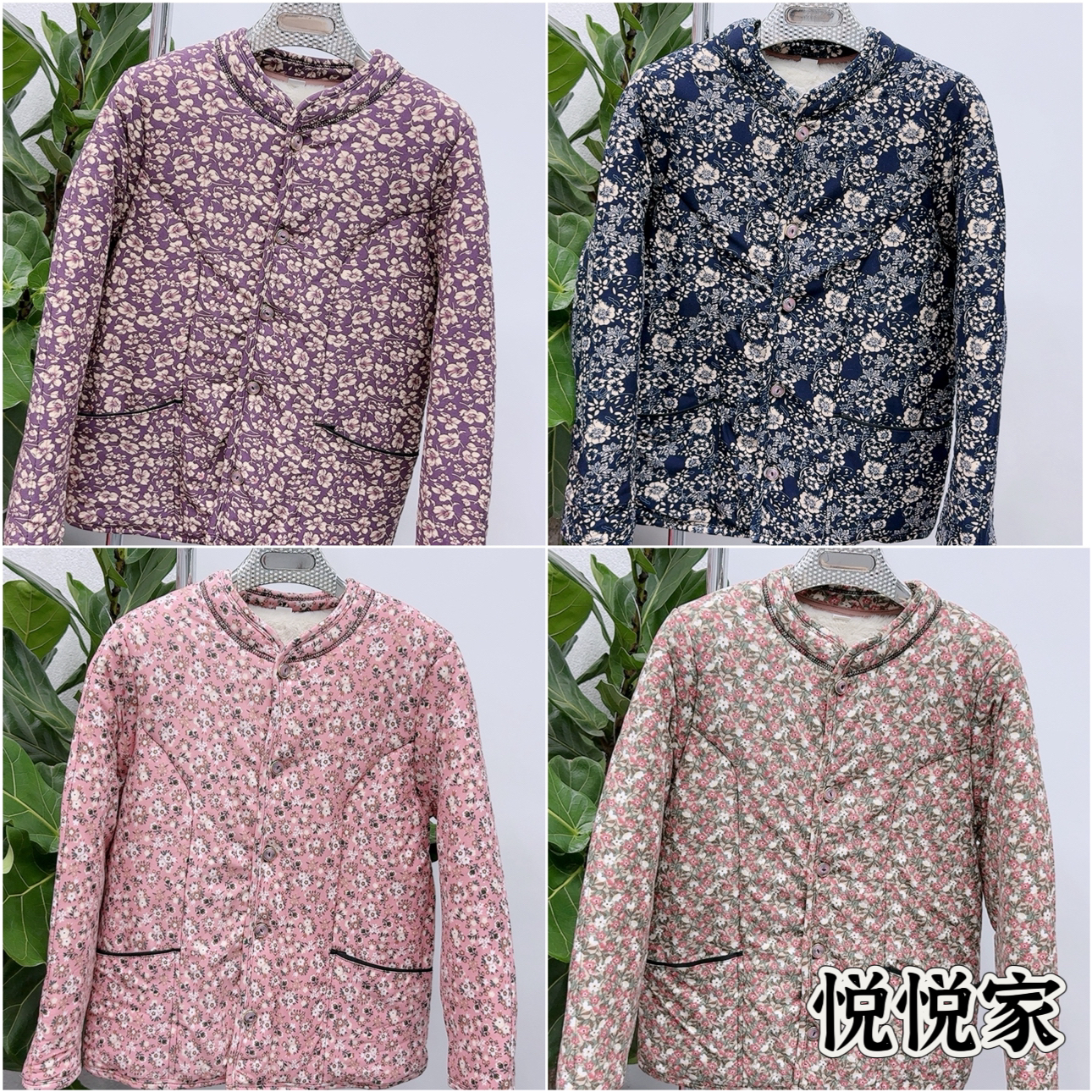 2025新款妈妈装保暖棉袄居家外穿加贴片保暖棉服