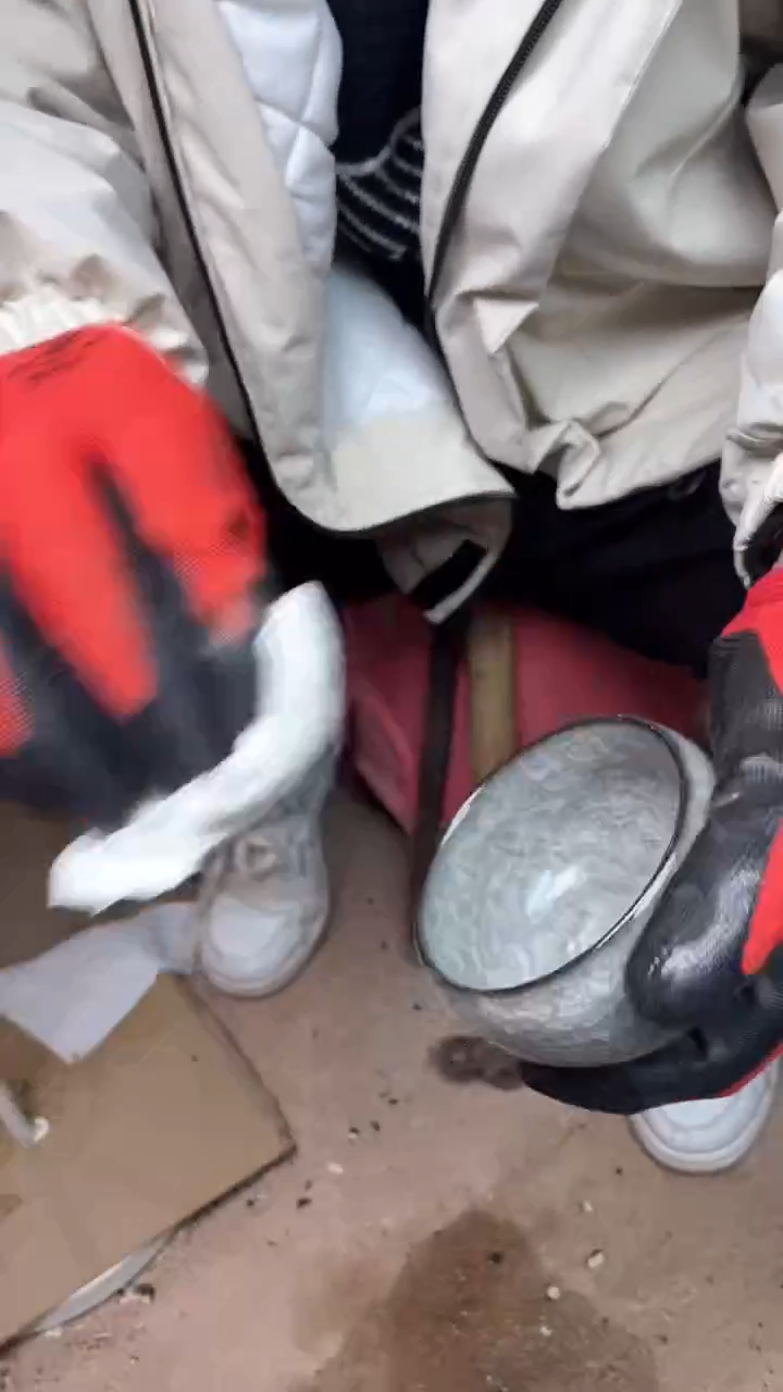 【闪购商品】瓷茶盏黑冰裂