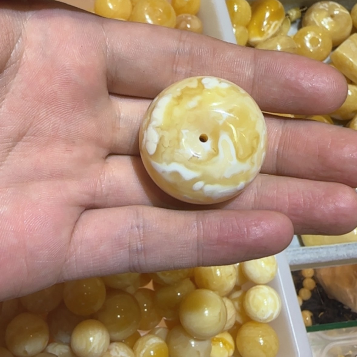 【闪购商品】琥珀手链未镶嵌被****星