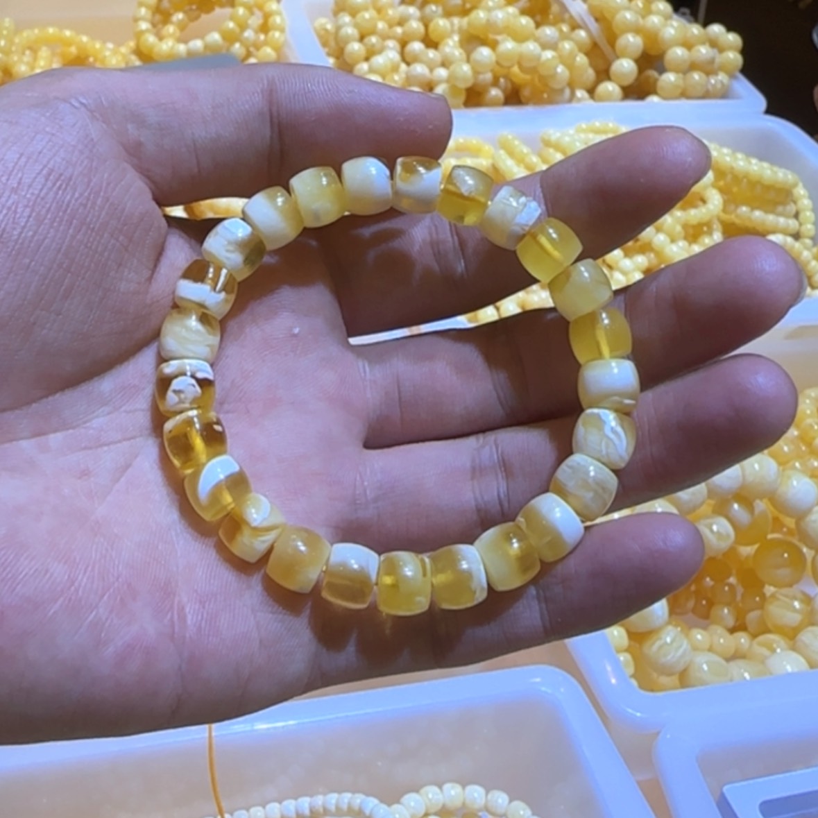 【闪购商品】琥珀手链未镶嵌