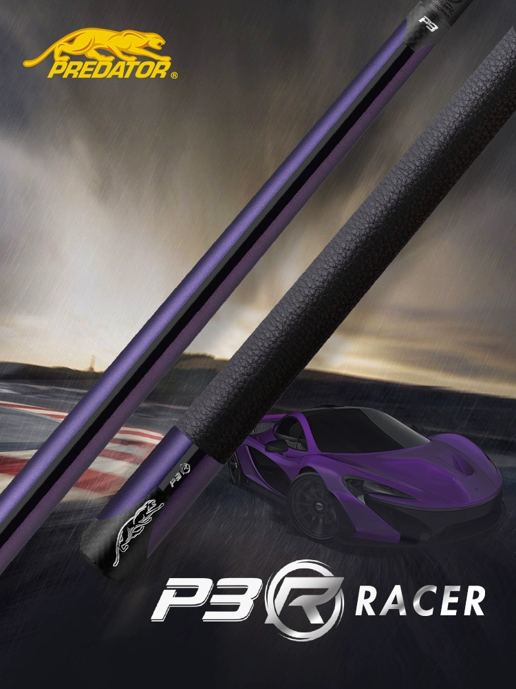 限量款美洲豹p3紫色黑色大头杆 虾打哥吴浩台球杆 进口品牌