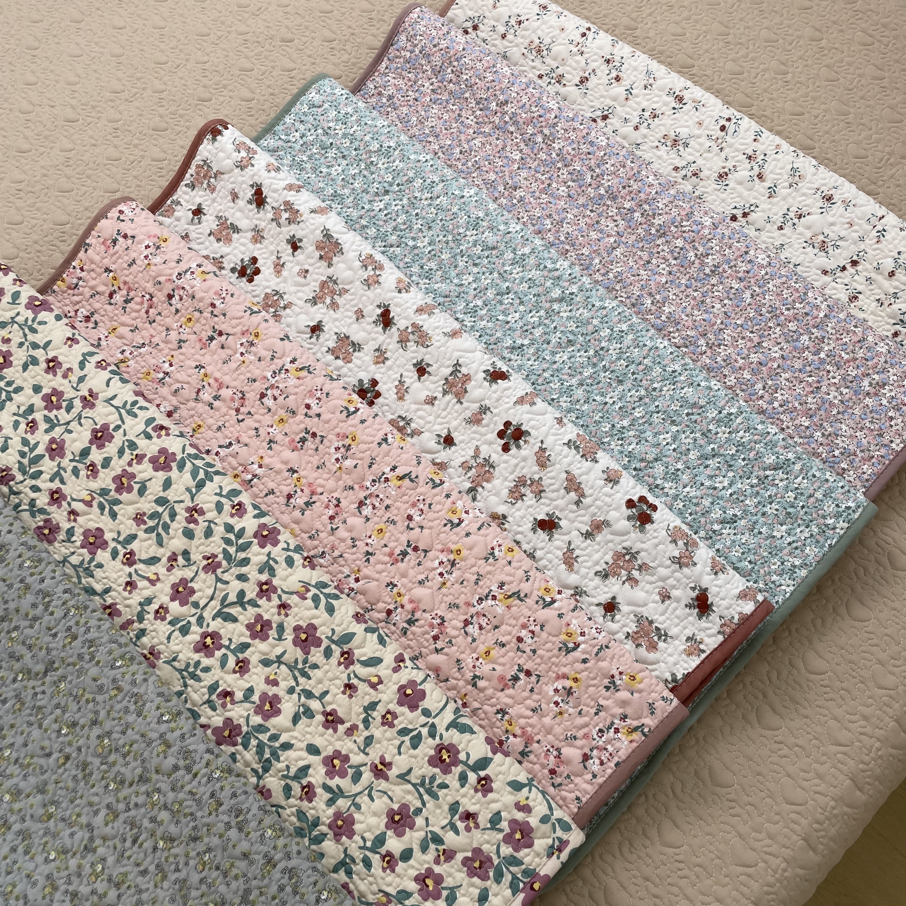 【小垫子】原棉韩式多功能小垫子小碎花双面四季通用老人婴儿