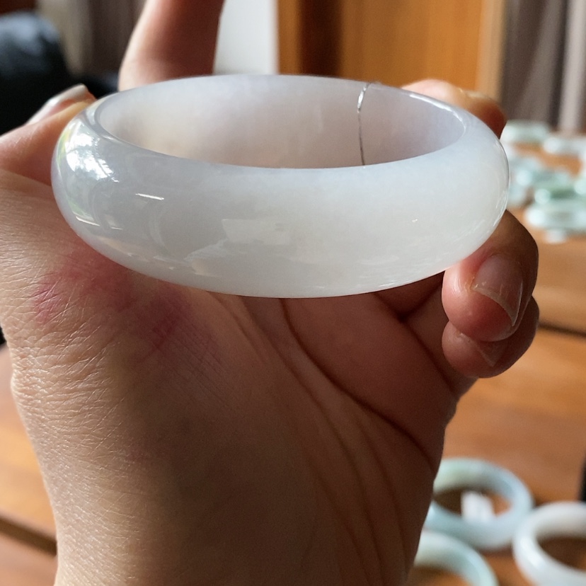 【闪购商品】翡翠手镯未镶嵌橙*