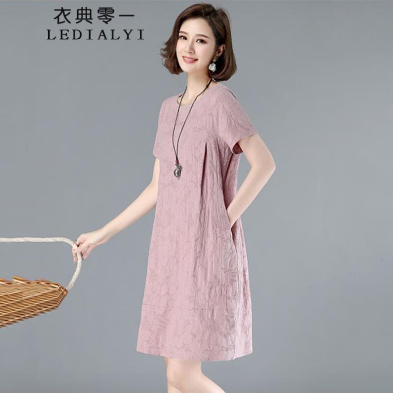 2025夏季女装新款休闲洋气质中年小个子碎花连衣裙遮肚子裙子夏天