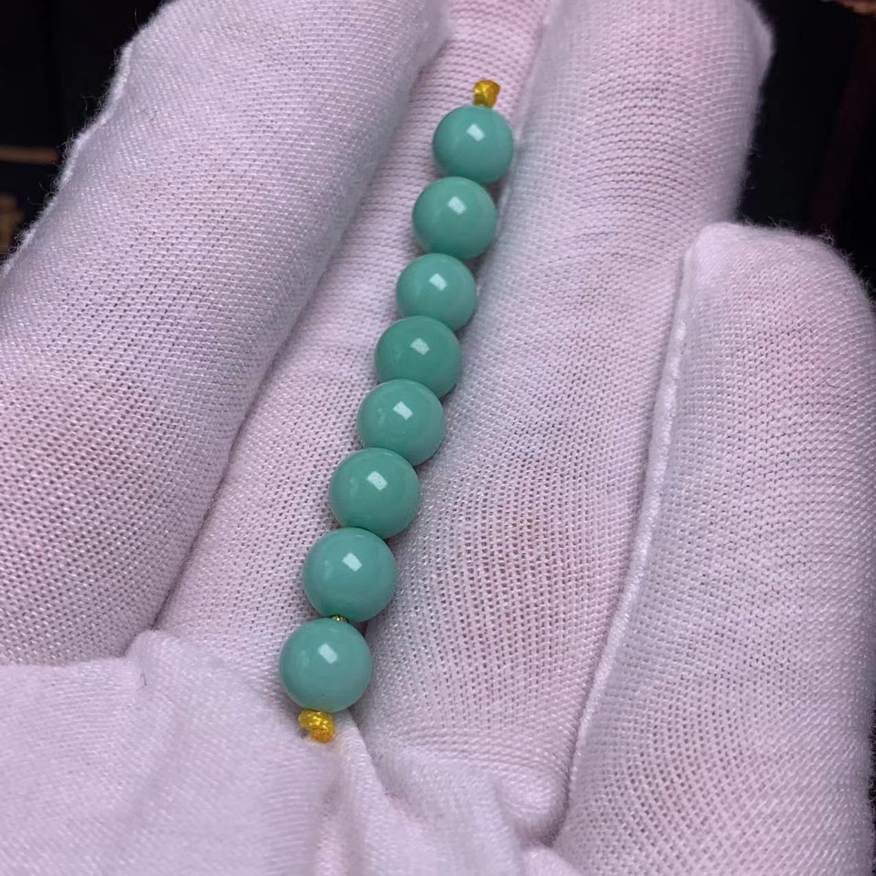 【6mm弟子珠一条8颗】圆珠弟子珠 多样性发货