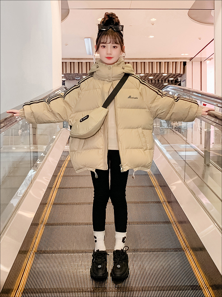 巴拉巴拉女童棉衣冬装2023新款儿童装加厚保暖棉服女孩棉袄外套冬