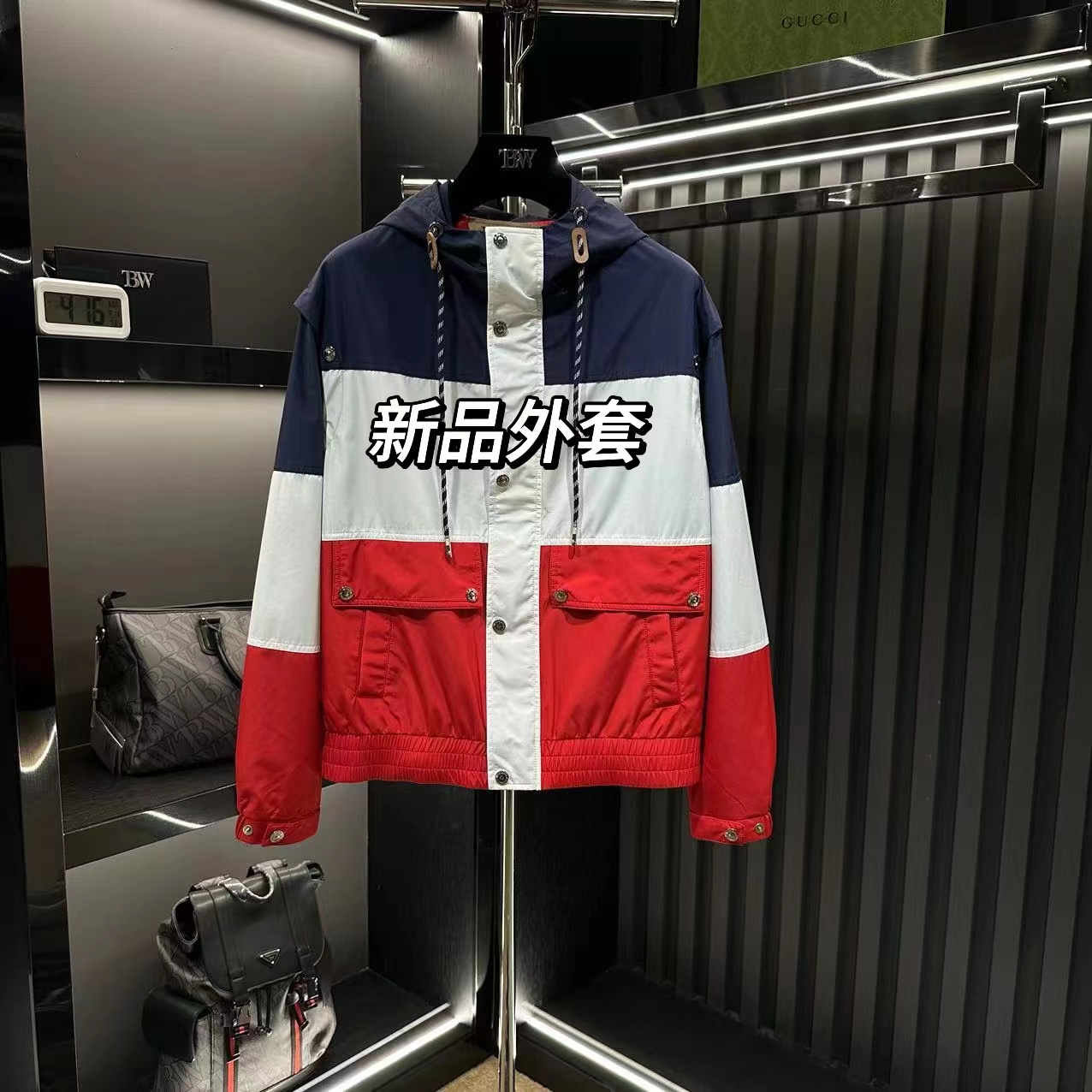 F【KK专属】早秋新款时尚潮流百搭冲锋衣外套（6858）