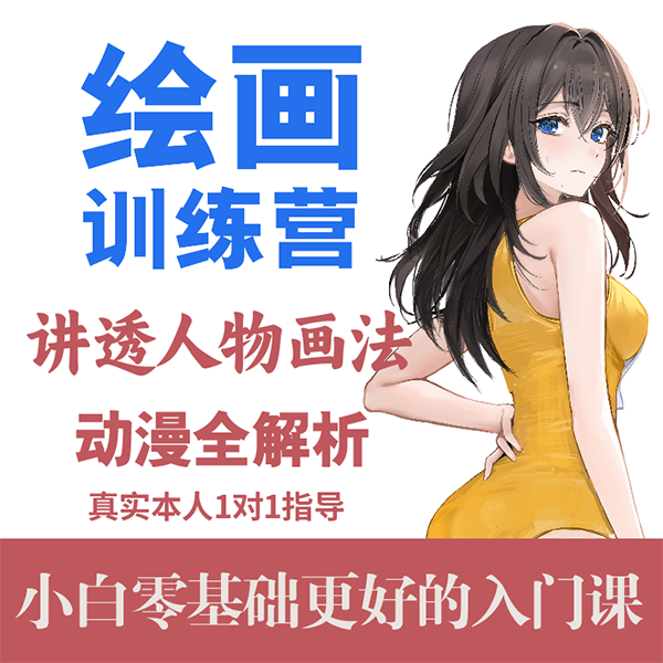 零基础小白更好的动漫人物入门课  好懂 好学