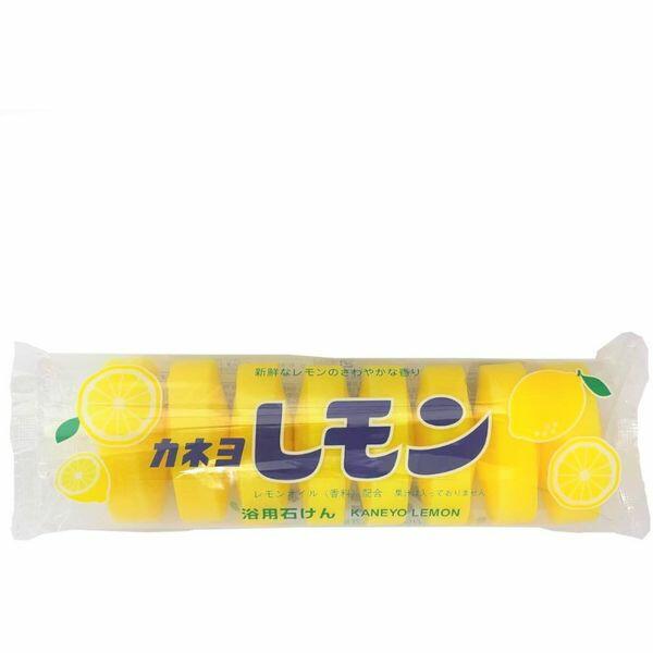 日本进口美肌柠檬香皂手工皂洗澡洗脸皂家用洗手皂控油香皂8个装